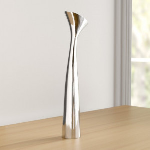 Vaza Orin, argintiu, 61 x 16 x 8 cm