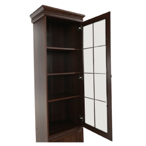 Vitrina living VMW1, 2 usi, 4 polite, Nuc, 58 x 40 x 193 cm - Img 2