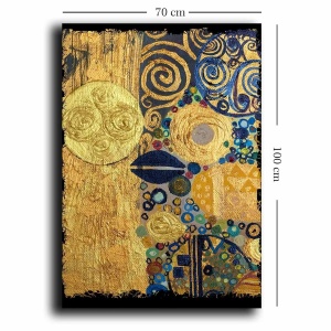 Wallxpert tablou decorativ canvas, 70x100 cm, panza 100% grosime 2.8mm, rama lemn pin 100%, multicolor - Verificat A · Re-Bloom - Img 2