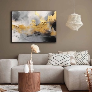 Wallxpert tablou decorativ canvas 70x100 cm, panza 100% grosime 2.8mm, rama lemn pin 100%, multicolor - Verificat A · Re-Bloom - Img 3