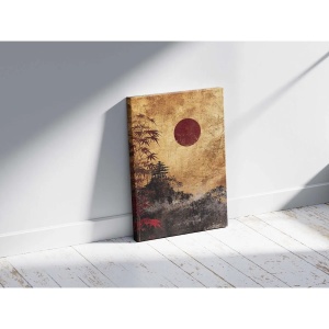 Wallxpert tablou decorativ canvas, 70x100 cm, panza 100% grosime 3mm, rama lemn pin 100%, multicolor - Verificat A · Re-Bloom - Img 2