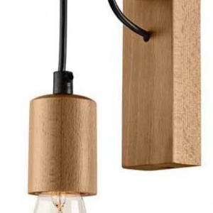 Aplica Lamkur Leon, 1xE27, masliniu