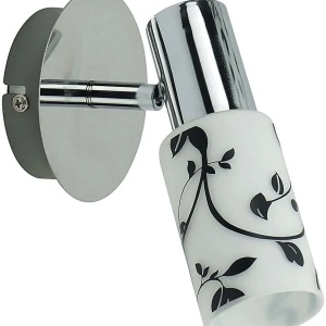 Aplica Rabalux Blossom, 1xE14, alb-crom-opal