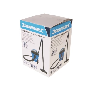 Aspirator umed/uscat mini, 10L, 1000W, 15kPa, 280 x 280 x 365mm, Silverline