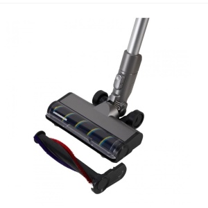 Aspirator vertical HEINNER VERTICLEAN PRO HSVC-MBD25.9S, filtrare ciclonica, acumulator li: 25.9v, putere: 450w si 3 viteze, autonomie max 20 min, display led, capacitate 0.7l, filtru hepa, silver, RESIGILAT, 1 AN GARANTIE - Img 3