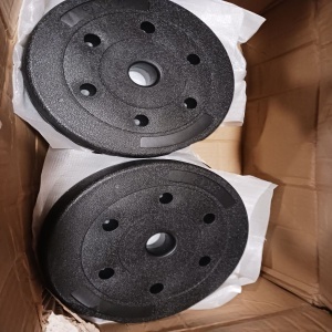 Athletos set discuri suplimentare 20kg (4x3+2x2.5+2x1.25kg), ciment, fara bara - Verificat A · Re-Bloom - Img 6