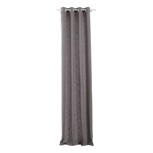 Balance draperie opaca 135x300 cm, 100% poliester, inele de fixare, spalare delicata 30°C, gri - Verificat A · Re-Bloom