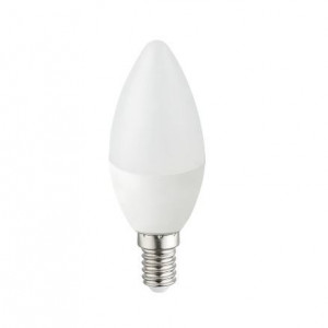 Bec LED, sticla/metal, 3.7 x 10.1 x 3.7 cm, 5w - Img 2