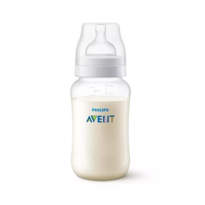 Biberon anti-colici Philips Avent SCY106/01, 330ml, Tetina cu debit 3, +3 luni, fara BPA, usor de curatat, Resigilat, Grad A