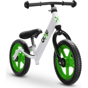 Bixe bicicleta fara pedale, cadru aluminiu, roti 12 inch, varsta 2-5 ani, verde - Verificat A · Re-Bloom