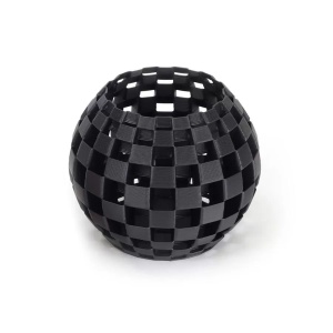 Bol Decorativ Tagwerk Flechtwerk 3D Print Grafit