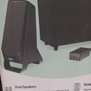 Boxe PC active cu Subwoofer, Majority, Bluetooth, stereo, 2.1, DX30, 80 W, Resigilat, Grad A - Img 2