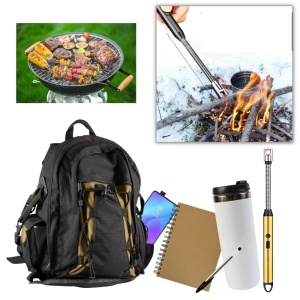 Bricheta electrica cu plasma, portabila, reincarcabila, rezistenta la vant, pentru aprinderea focului la aragaz, semineu, lumanari, gratar, aurie