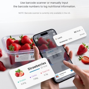 Cantar SMART Digital Nutritional de Bucatarie RENPHO R-T001 – Bluetooth, Calorii, Dieta si Fitness, compatibil Apple Health, Fitbit, Samsung Health - Img 6