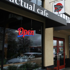 Caseta luminoasa LED suspendata, OPEN, 508mm, rosu/albastru, abcMIX, CS1249 - Img 2