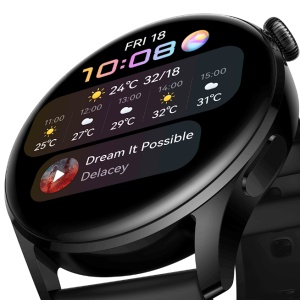 Ceas smartwatch Huawei Watch 3, 46mm, Active, Black, Resigilat, Grad B - Img 4