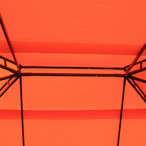 Cort pentru gradina, negru/portocaliu, 400 x 300 x 260 cm - Img 2