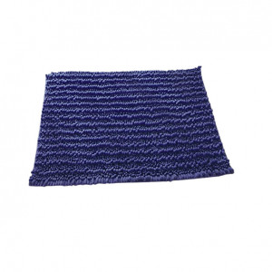 Covor de baie Skymico, textil, albastru inchis, 40 x 60 cm - Img 1