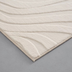 Covor din blana artificiala New Wave 1 bej, aprox. 80x150cm - Img 5