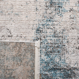 Covor Jackman, polipropilena, fildes/albastru/maro, 200 x 279 cm - Img 4