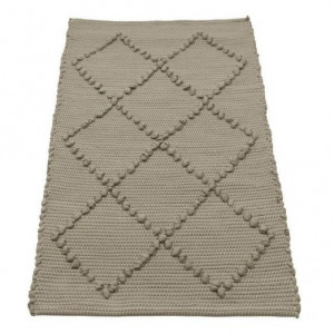 Covor Leonique, textil, taupe, 60 x 90 cm