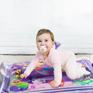 Covoras cu apa pentru bebelusi, KmmiFF, PVC, multicolor, 78x61 cm