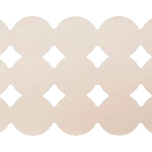 Covoras de baie antiaderent Vintage & Republic, cauciuc, bej, 60 x 40 cm