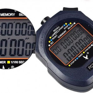 Cronometru profesional sport digital Cuzit, ABS, negru, 14 x 10 x 3 cm - Img 1
