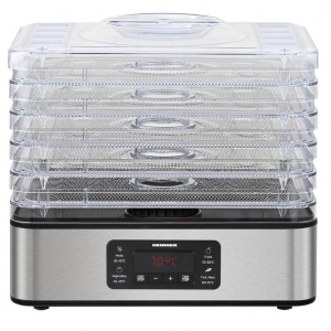 Deshidrator Heinner DryMaster Pro HFD-K400SS, 400W, Ecran LED, 5 Tavi din otel inoxidabil, Inox - Img 3