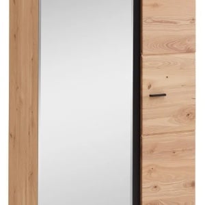 Dulap pentru hol Sonos, PAL/sticla, natur, 80 x 203 x 40 cm