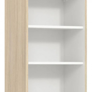 Dulap suspendat pentru bucatarie Modena Welltime, lemn.alb/natur, 45 x 72 x 30 cm