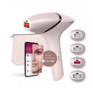 Epilator Philips Lumea IPL Seria 9900 BRI976/00, 450000 IPL, Roz, Resigilat, Grad A