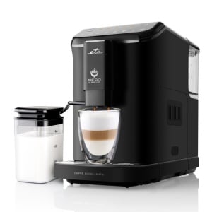 Espressor automat de cafea ETA Nero Crema 8180 90000, 1350 W, 20 bar, sistem de spumare lapte, negru - Img 1