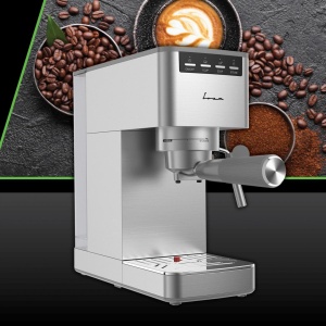 Espressor Fram FEM-D15SS, Putere 1350W, Rezervor 1.2L, Sistem de spumare, 15bar, Inox - Img 4