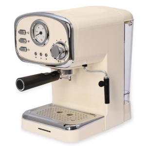 Espressor Heinner HEM-1100CR, Putere 1100W, Presiune 15Bar, Capacitate 1.25L, Crem