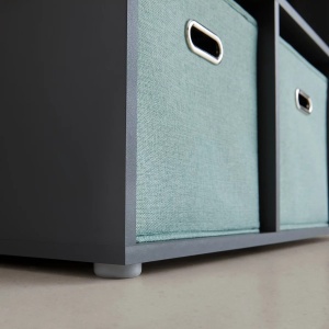 Etajera Cassa 1 din stejar negru, 112/113/35 cm - Img 2