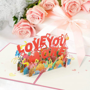 Felicitare de Valentine's Day Kesote, hartie, multicolor, 20 x 15 cm