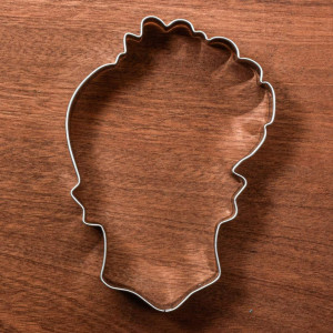 Forma pentru craniu de Halloween KENIAO, otel inoxidabil, argintiu, 11,8 x 8, 6 cm - Img 4