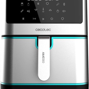 Friteuza cu aer cald fara ulei Cecotec Cecofry Supreme 8000, Air Fryer, 1800W, 8L, Control tactil, 10 Programe Presetate
