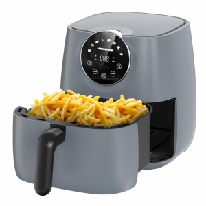 Friteuza cu aer cald Heinner SmartFry HAF-B6GREY1700, Putere 1700W, Capacitate 5.7L, Display digital, Termostat reglabil: 30-200˚C, Gri antracit - Img 2