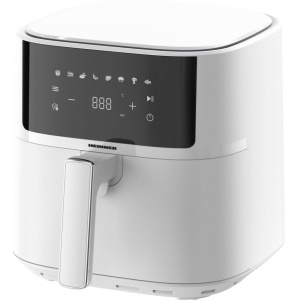 Friteuza cu aer cald Heinner WhiteElinn HAF-B6WH17SQ, 1700W, Capacitate cos 5.7L, Display digital, Alb