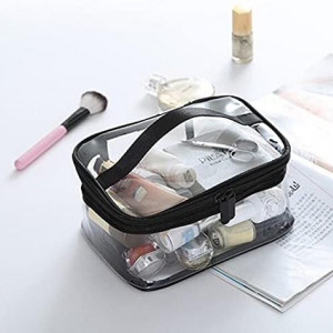 Geanta cosmetica Changrongsheng, PVC, transparent, 21 x 15.5 x 10 cm - Img 2