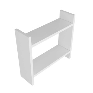Hanah Home raft de bucatarie, PAL melaminat 100%, 34x30x10 cm, alb - Verificat A · Re-Bloom