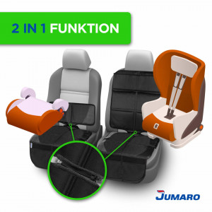 Husa de protectie a scaunului auto pentru copii Jumaro, negru, nailon, 99 x 44 cm - Img 6