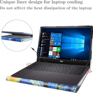 Husa de protectie Alapmk pentru laptop de Dell Inspiron si HP Notebook 15, 15,6"