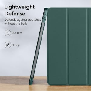 Husa de protectie flip pentru iPad generatia a 10-a 2022 Esr, policarbonat, verde, 10,9 inchi