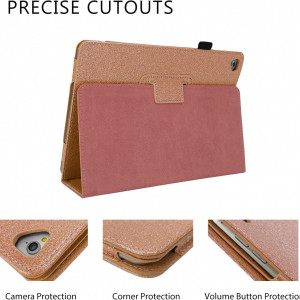 Husa de protectie pentru iPad Air 2/Air 1 FSCOVER, piele PU, rose gold, 9,7 inchi - Img 4