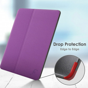 Husa de protectie pentru Husa iPad Pro (2020) FOREFRONT CASES, policarbonat, mov, 12,9 inchi