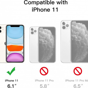 Husa de protectie pentru iPhone 11 JETech, TPU, rose, 6,1 inchi