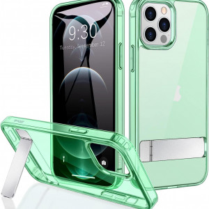 Husa de protectie pentru iPhone 12 Pro Max JETech, TPU, verde, 6,7 inchi